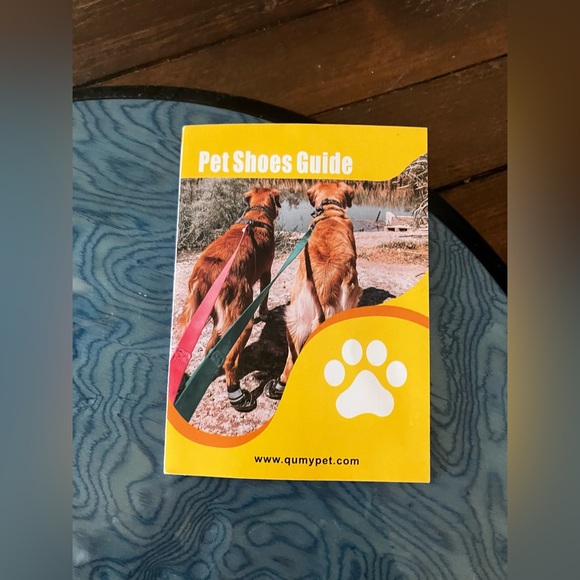 Set of 4 Qumy Pet Guide Black size 6 Boots - Picture 2 of 5